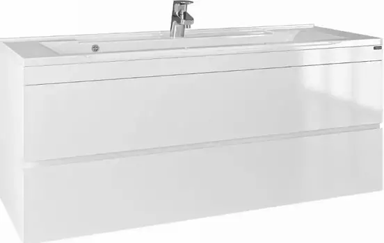 Тумба под раковину подвесная Санта Марс 120 белый