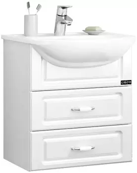 Тумба под раковину подвесная Санта Верона 50 белый