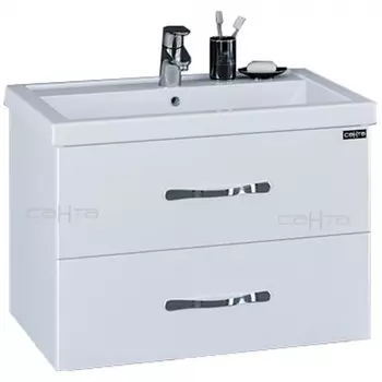 Тумба под раковину подвесная Санта Виктория 70 белый