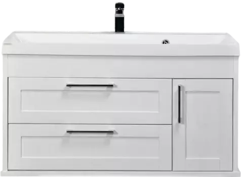 Тумба под раковину подвесная ValenHouse Эйвори 100 белый