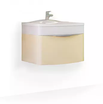 Тумба под раковину RAVAL Loza 60 подвесная Светлый Лен (Loz.01.60/P/SL)