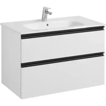 Тумба под раковину Roca Domi 80 белая глянцевая