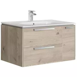 Тумба для комплекта Roca Lago 80 светлый дуб