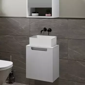 Тумба под раковину Runo Бари Микра 40 белая