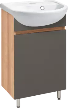 Тумба под раковину Runo Лада 40 графит