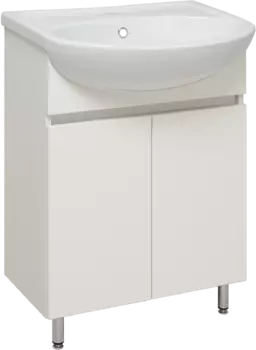 Тумба под раковину Runo Лада 60 белая