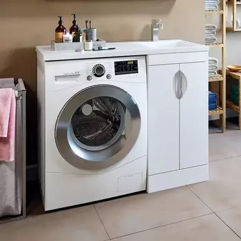 Тумба под раковину Runo Лира 45, под стиральную машину