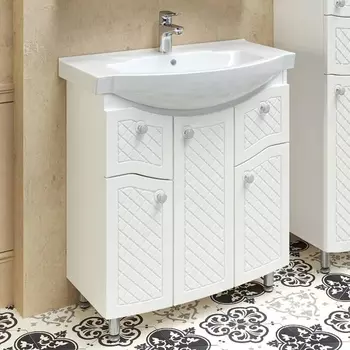 Тумба под раковину Runo Милано 75