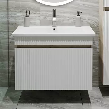 Тумба под раковину Runo Модена 75 крафтовый дуб