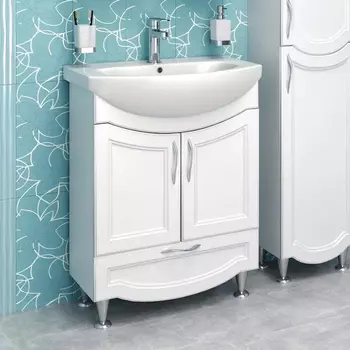 Тумба под раковину Runo Неаполь 65, напольная