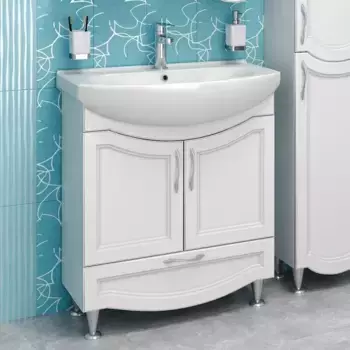 Тумба под раковину Runo Неаполь 75, напольная