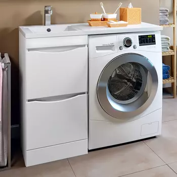 Тумба под раковину Runo Орион 45, под стиральную машину