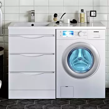 Тумба под раковину Runo Орион 60, под стиральную машину