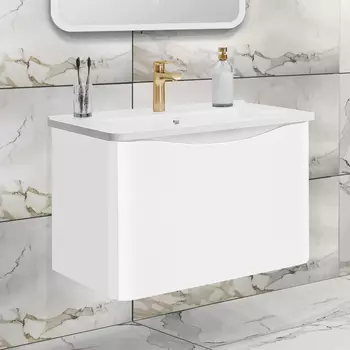 Тумба под раковину Runo Тоскана 60 белая