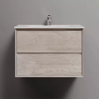 Тумба под раковину Sancos подвесная Marmi 2.0 70 Дуб галифакс натуральный MR2.070EG