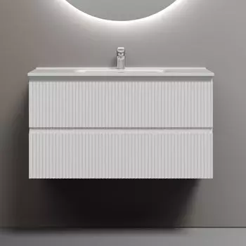 Тумба под раковину Sancos подвесная Snob R 90 Bianco SNR90W