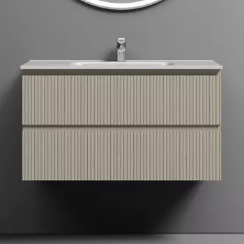 Тумба под раковину Sancos подвесная Snob T 90 Beige Soft SNT90CE