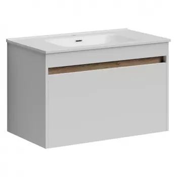 Тумба под раковину Sancos Smart 80 белый, глянцевый (SM80W)