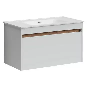 Тумба под раковину Sancos Smart 90 белый, глянцевый (SM90W)