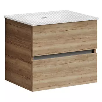 Тумба под раковину без столешницы Sancos Urban 59 см дуб галифакс натуральный