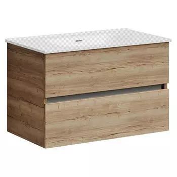 Тумба под раковину без столешницы Sancos Urban 79 см дуб галифакс натуральный