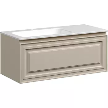 Тумба под раковину без столешницы Sancos Very 100 L beige soft