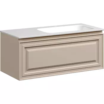 Тумба под раковину Sancos Very 99х40 правая бежевая