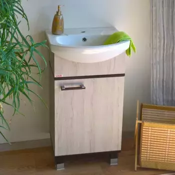 Тумба под раковину Sanflor Толедо 50 R светлое дерево, темное дерево, венге, орегон