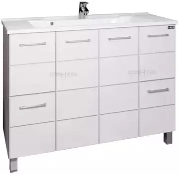 Тумба под раковину Санта Омега 120 белый