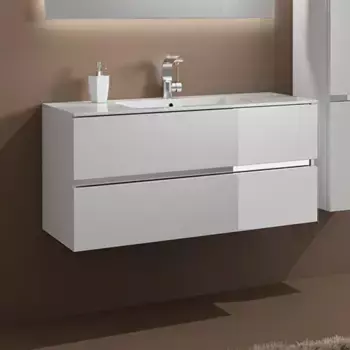 Тумба под раковину Sanvit Кубэ-2 80 белый глянец