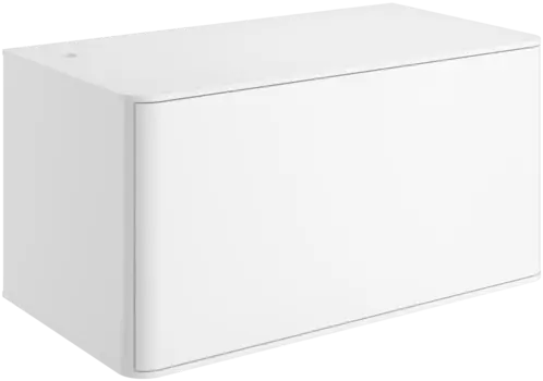 Тумба под раковину со столешницей STWORKI Ноттвиль 80 белая, с отверстием под смеситель