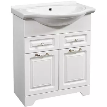 Тумба под раковину Stella Polar Кармела 65 белый