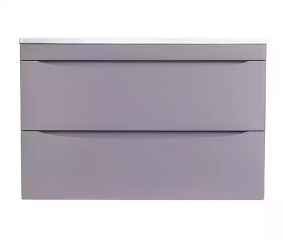 Тумба под раковину подвесная Style Line Бергамо мини 80 серая