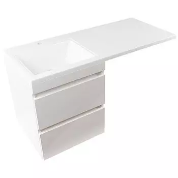 Тумба под стиральную машину подвесная Style Line Даллас 115 белая