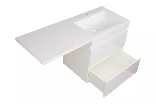 Тумба под стиральную машину Style Line Даллас 140 СС-00002337 белая