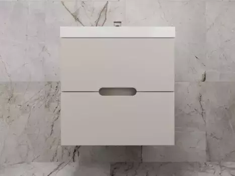 Тумба под раковину Style Line Матис 60 подвесная бежевый