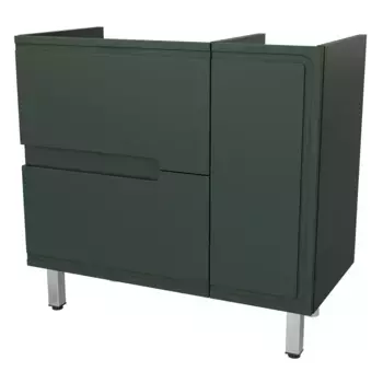 Тумба под раковину Taliente Cevia 90 L серо-зеленый матовый