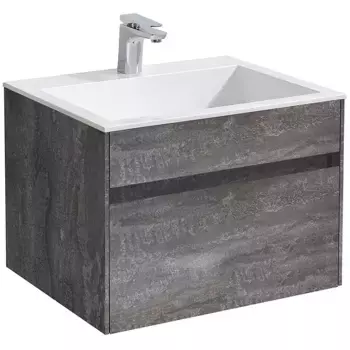 Тумба под раковину Vincea Chiara 60 серое дерево