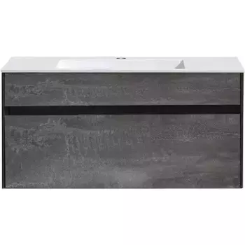 Тумба под раковину Vincea Luka 100 1 ящик серый