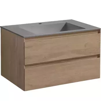 Тумба под раковину Vincea Luka 80 светлое дерево