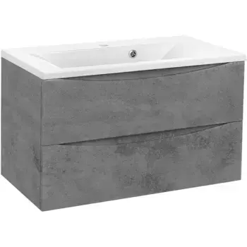 Тумба под раковину Vincea Mia 80, подвесная, бетон
