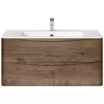 Тумба под раковину Vincea Paola 100, подвесная, дуб винтаж