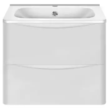 Тумба под раковину Vincea Paola 60, подвесная, белая глянцевая