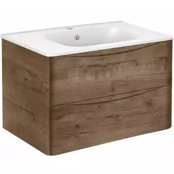Тумба под раковину Vincea Paola 80, подвесная, дуб винтаж