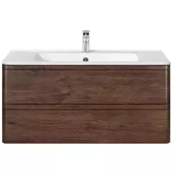 Тумба под раковину Vincea Vico 10 подвесная, темный дуб