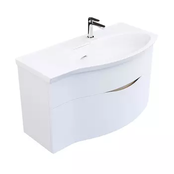 Тумба под раковину KERAMA MARAZZI Riva 100, правая подвесная, белая матовая