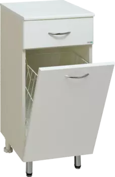 Тумба Runo Эконом мебель Универсальная 40 с бельевой корзиной