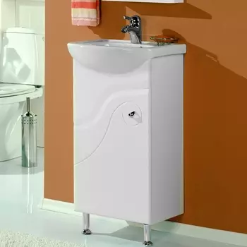 Тумба с раковиной Aquaton Колибри 41 L белый