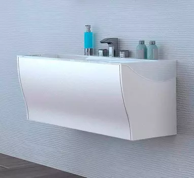 Тумба с раковиной Акватон Ондина 80 белая