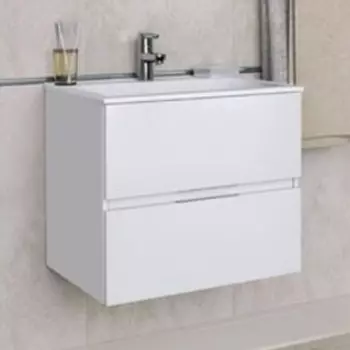 Тумба с раковиной Aquanet Алвита 60 белая